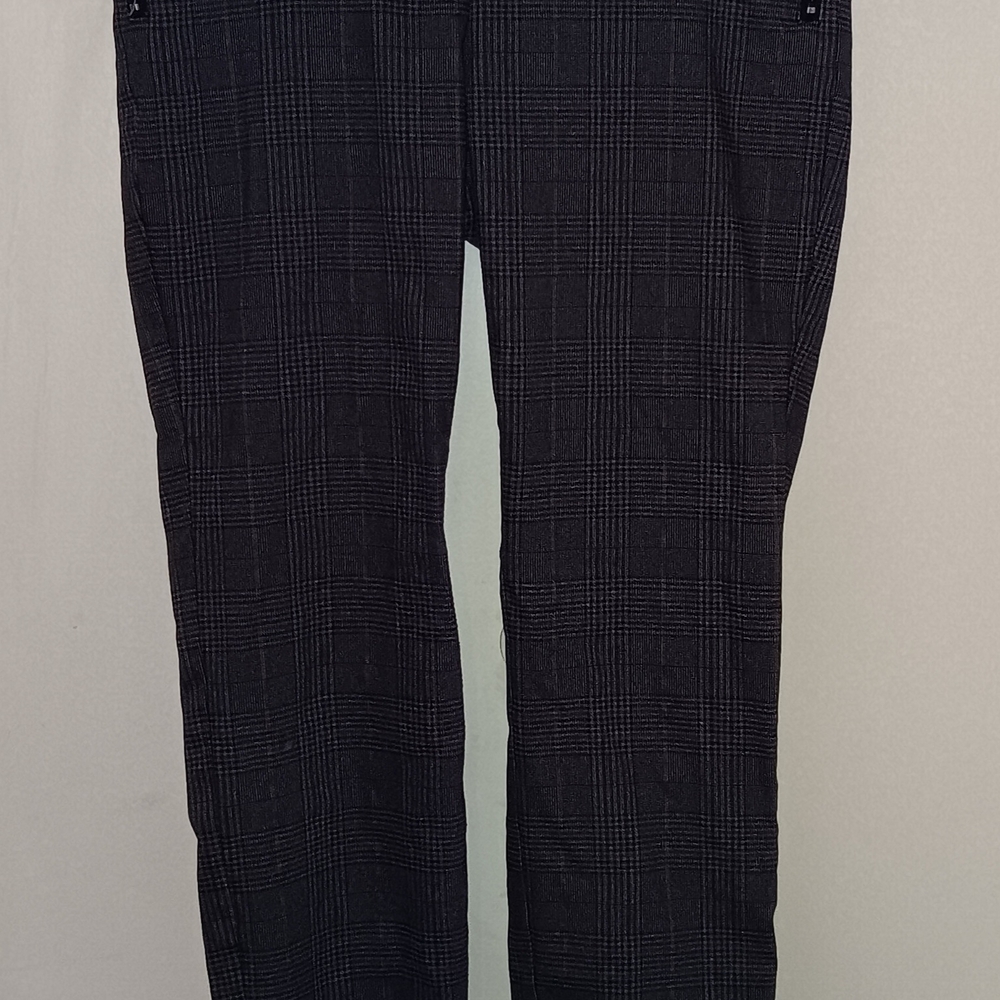 Black Plaid Pants